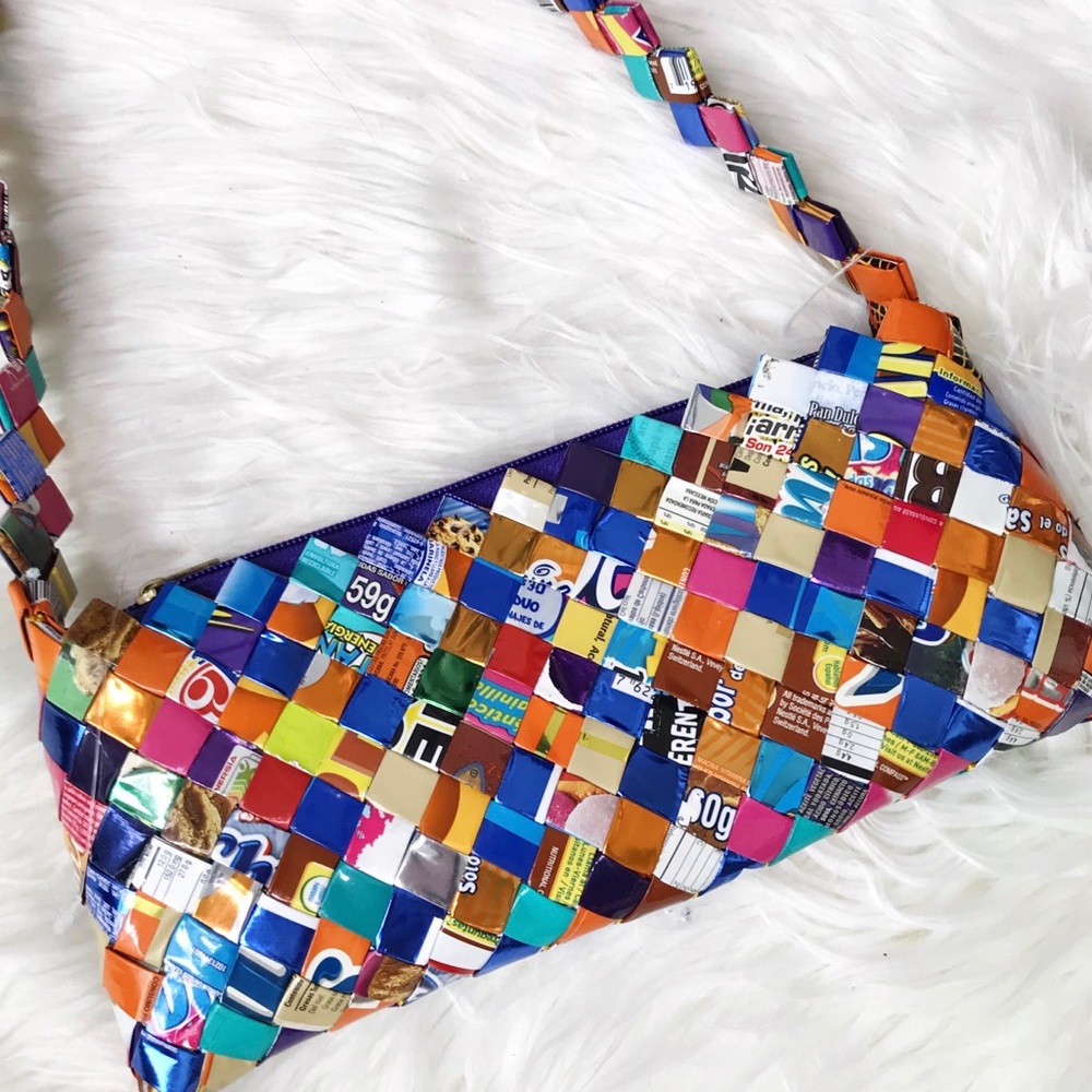 Recycled Wrapper Handbag - Picture 5 of 5